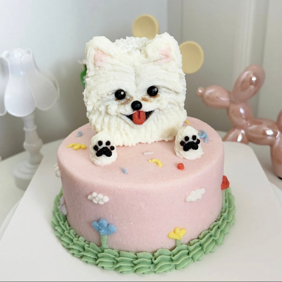 3D Face Cake (Flower theme)
